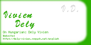 vivien dely business card